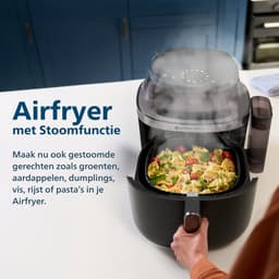 Philips Airfryer Single Basket 5000-serie met Stoomfunctie – NA541/00 – SteamClean - SteamFry – 7,2L – Tot 6 personen — thumbnail 12