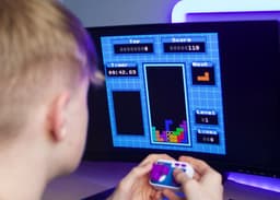 Tetris - TV plug & play - wireless controller - retro gaming — thumbnail 3