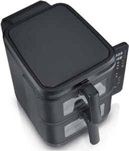 Severin FR 2468 S-Fry Duo Stack - Dubbele Airfryer- Heteluchtfriteuse - 2x 5,5 Liter boven elkaar - Ruimtebesparend — thumbnail 12