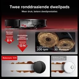 Roborock Saros 20 Set–Robotstofzuiger Met Dweilfunctie–Digitale motor 36000Pa–AdaptiLift Chassis 3.0–Autonoom StarSight systeem 2.0–100℃ Warmwatermopwas–Zelfreinigend Station & Anti-Klit Borstels–Slimme spraakassistent-Saros 10R Upgrade — thumbnail 8