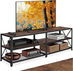 Stijlvol TV Meubel Laag Dressoir Industrieel Design voor Televisies tot 70 Inch — thumbnail 1