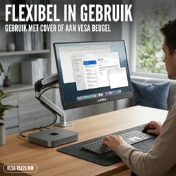 Portable Monitor Flex 15.6" - Full HD Draagbare monitor - Draagbaar scherm met USB-C & HDMI - Plug & Play - Incl. Beschermhoes — thumbnail 3