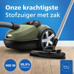 Philips 8000-serie Performer XD8121/10 - Stofzuiger met zak - Groen — thumbnail 3