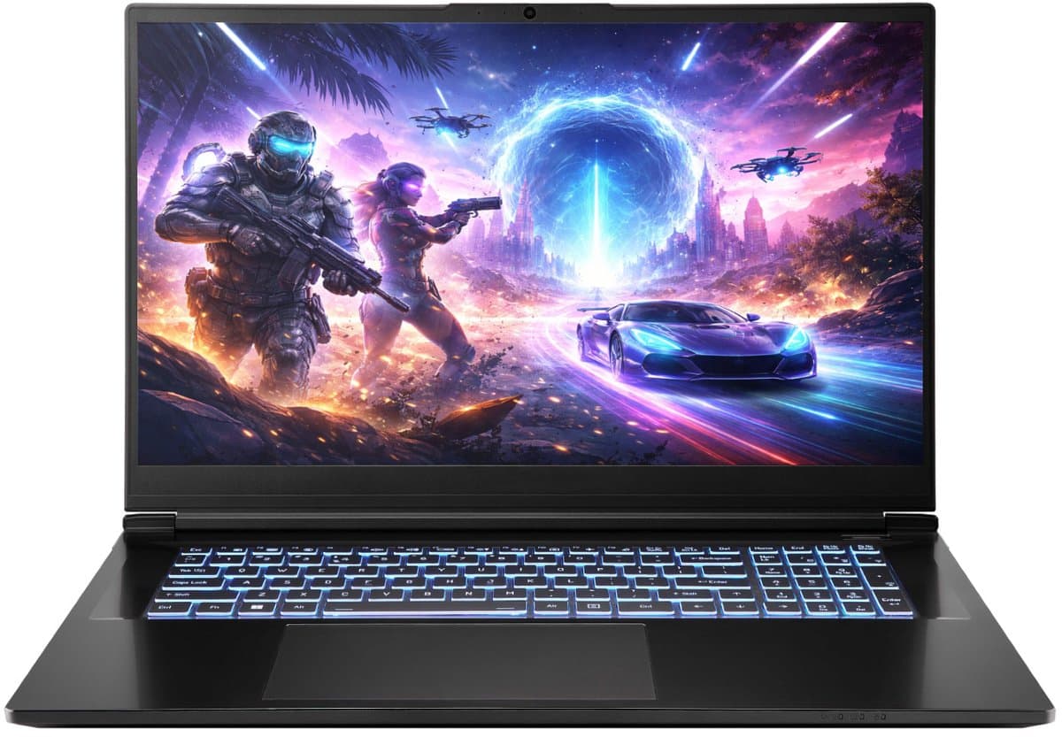 BTO - X•BOOK - 17X1484 - i9-14-14900HX - 16GB RAM - 480GB SSD - NVIDIA RTX 5050 - Windows 11 Home — afbeelding 1