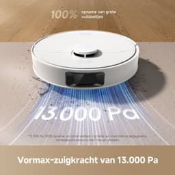 Dreame D20 - Slimme Robotstofzuiger met Dweilfunctie - 13.000 Pa zuigkracht en 285 min accuduur - App-besturing en haarontwarringstechnologie — thumbnail 9