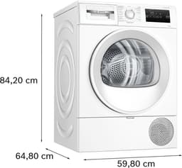 Bosch WTH8520AFG Serie 4 - Wasdroger - Warmtepompdroger - 8 kg - Wit - Zeer stil - NL/FR — thumbnail 10
