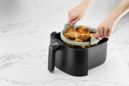 Lékué Airfryer Ovenschaal ø 20 cm - Glas - Transparent — thumbnail 9