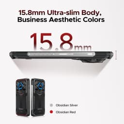 DOOGEE Blade 20 Play 5G - Robuuste Smartphone - Robuuste Telefoon - 32GB RAM + 256GB ROM - 10300mAh / 33W - Dimensity 7050 - 125dB Luidsprekers -Effect Lumière LED - Android 15 - Gemini AI -Zilver — thumbnail 4