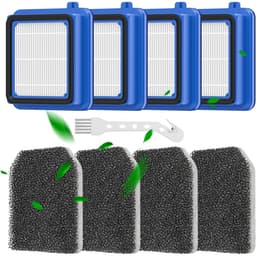 TOVBMUP Filters geschikt voor QX7 AEG - 8 stuks - Filteraccessoireset geschikt voor AEG - QX6, QX7, QX8-2, FX9 Stofzuiger Reserveonderdelen Vervangende Filters - Inclusief 4 Motorfilters, 4 Sanitaire Filters en 1 Wasbare Reinigingsborstel — thumbnail 1