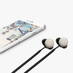 kwmobile Strap Compatible with Google Pixel Buds Pro 2 - Silicone Cord Holder for Wireless Earphones - Black — thumbnail 3