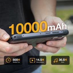 AGM H Max – Robuuste Android 14 Smartphone met 10000mAh Batterij, 90Hz Display, 4G Dual SIM, 13MP Camera – IP69K – 128GB Opslag — thumbnail 3