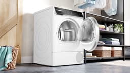 Bosch WQB246CPNL - Serie 8 - Wasdroger - Warmtepompdroger - Zelfreinigende condensor - Blijvend energiezuinig - Zeer stil- 9 kg - Droogt zoals jij wilt met Auto Dry - Wit — thumbnail 8