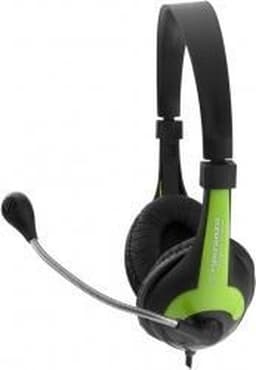 Esperanza EH158G hoofdtelefoon/headset Hoofdband Zwart, Groen — thumbnail 3