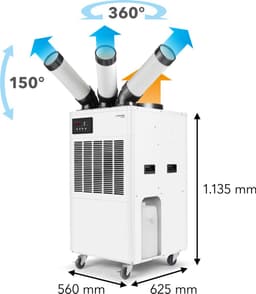TROTEC Spotcool airconditioner PT 5300 SP — thumbnail 10