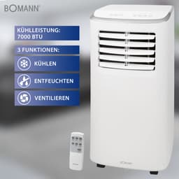 Bomann CL 6048 CB mobiele airconditioner - 7000 Btu - 65 dB - 792 W - Wit — thumbnail 5