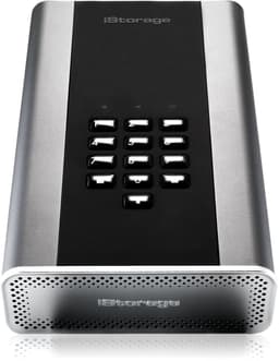 iStorage diskAshur DT2 - externe harde schijf - 18 TB - Zwart - Grafiet — thumbnail 4