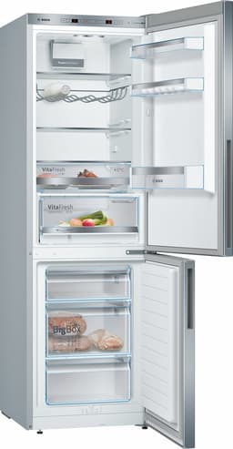Bosch KGE36ALCA - Serie 4 - Koelkast - Koel-vriescombinatie - 186 cm - Energielabel C - Houd je versproducten langer vers met VitaFresh lade - Stil - RVS — thumbnail 6