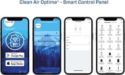 Clean Air Optima® CA-502 Desktop Smart - Intelligente HEPA Ionisator Luchtreiniger - 360° Airflow - Extreem stil met sleepmode! <10dB(A)! — thumbnail 2