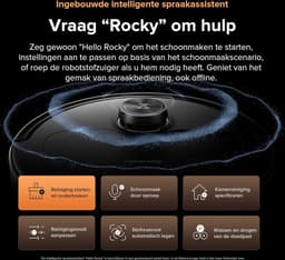 Roborock Qrevo Master zwart robotstofzuiger en dweil, 10.000 Pa, automatisch legen, wassen, drogen, basisreiniging en automatisch bijvullen, 3D-mapping — thumbnail 3