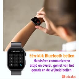 Wiesba Smart GTS7 Pro - Sporthorloge met Hartslagmeter - Bloeddrukmeter - Stappenteller - Sport Horloge - Smart Watch Saturatiemeter - Smartwatch 2.0in - 320 x 360 Resolutie — thumbnail 10