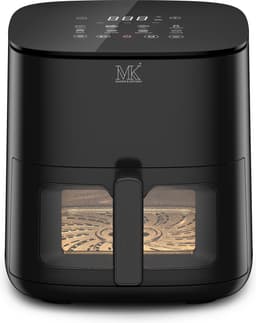 Maison & Kitchen Airfryer - Heteluchtfriteuse airfryers- PFAS-vrij - 1350W - 3L Inhoud - 80ºC tot 200ºC - Zwart — thumbnail 1