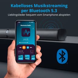 LIFE® P61450 2.1 soundbar | perfecte aanvulling op de TV | 2-in1 - flexibele plaatsing | Bluetooth® 5.3 — thumbnail 9