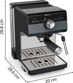Krups Authentic+ C40 XP384G - Pistonmachine - Inclusief Melkopschuimer - Stijlvol Design - Compact - Geschikt voor Espresso en Latte — thumbnail 7