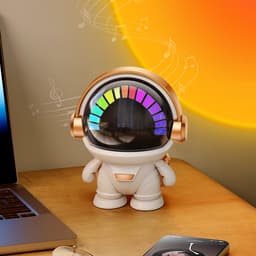 Astronaut Bluetooth speake - Draagbare Bluetooth speaker - Schattige Draadloze Draagbare Buitenluidspreker Met Verlichting- Mini Stereo Bluetooth speake 5.0 — thumbnail 1