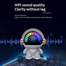 Astronaut Bluetooth speake - Draagbare Bluetooth speaker - Schattige Draadloze Draagbare Buitenluidspreker Met Verlichting- Mini Stereo Bluetooth speake 5.0 — thumbnail 3
