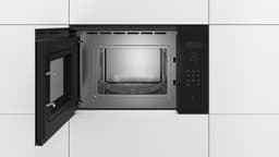 Bosch BFL523MB1F - Serie 4 - Inbouwmagnetron - 38x59 cm - 20 l - Zwart - Eenvoudig te reinigen met hydrolyse — thumbnail 5