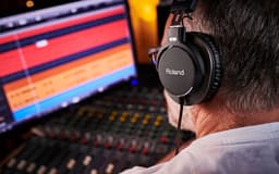 Roland RH-300 - Hoofdtelefoon - zwart — thumbnail 4