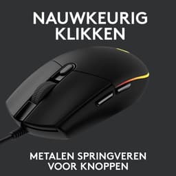 Logitech G203 LIGHTSYNC - Bedrade Gaming Muis - RGB verlichting - Zwart — thumbnail 7
