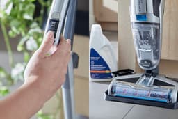 BISSELL Crosswave C3 Select Steelstofzuiger met Dweilfunctie - Vloerreiniger met Snoer - 3 in 1 Stofzuiger, Dweil & Drogen - Multi Surface Vacuum Cleaner - Reinigingsmachine voor Tapijt, Tegels & Houten Vloeren - Krachtige 560W Motor - 3551N — thumbnail 4
