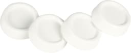 Scanpart trillingsdempers wasmachine rond - Geschikt voor AEG Bosch Miele Samsung Siemens - Wit - Universeel - Set van 4 stuks — thumbnail 4