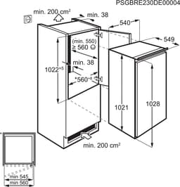 AEG SKB410F2AS - Inbouwkoelkast — thumbnail 7