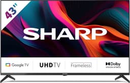 Sharp 43GL4260E - 43 inch - 4K UHD LED TV met Google TV — thumbnail 1