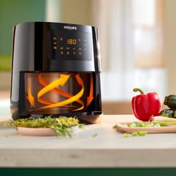 Philips Essential 3000 Series Airfryer L - HD9252/90 - 4L - Tot 4 Personen — thumbnail 7