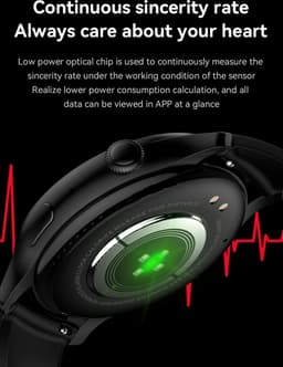 DrPhone DTX Ultra2 – 1.43 Inch AMOLED Smartwatch – Smartwatch Met Mobiele App – Always On Smartwatch – Volledige Belfunctie – Zuurstof/Hartslag/Bloeddruk meter - Zilver — thumbnail 11