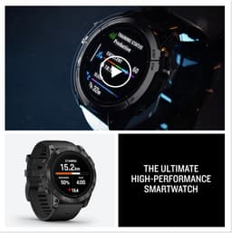 Garmin Epix Pro 51mm - Smartwatch – Sporthorloge - AMOLED-Scherm - 31 dagen batterij - 40+ Sport-apps – Muziek - Garmin Pay - Ingebouwde zaklamp - Zwart — thumbnail 5