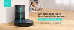 eufy RoboVac LR30 Hybrid+ robotstofzuiger en dweil met cleaning station, iPath Laser Navigation, 3000Pa-zuigkracht — thumbnail 3
