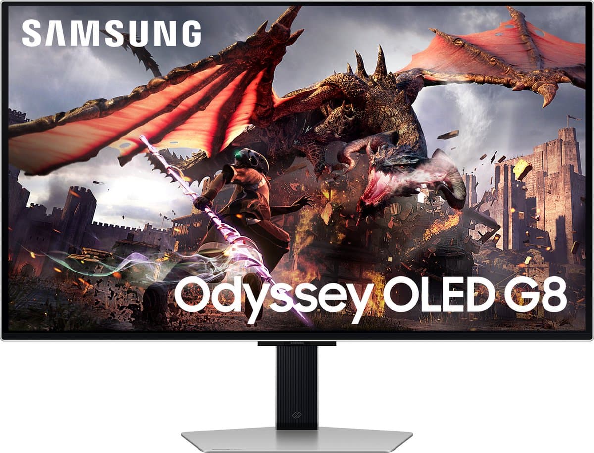 Samsung Odyssey G8 LS32DG802SUXEN - 4K QD-OLED Smart Gaming Monitor - 240hz - 32 inch — afbeelding 1