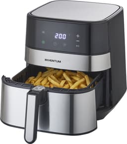 Inventum GF500HLD Airfryer XL - 5L - 8 programma's - 80-200 °C - Tot 5 personen - Zilver/Zwart — thumbnail 7