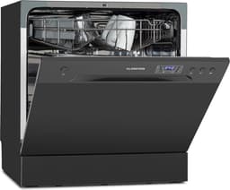 Klarstein Vaatwasser mini- voor 8 couverts, stille kleine vaatwasser met 6 wasprogramma's, kleine tafelmodel vaatwasser voor thuis, kantoor, camping, mini-vaatwasser met wateraansluiting - Vaatwasmachine - 8 Maatgedekken 49 dB 45 cm 1620W — thumbnail 9