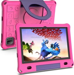 Lipa WQ01 kinder tablet Pink 10.1 inch - Kindertablet vanaf 3 jaar - Kindertablet 10 inch - Tablet kinderen - Android 15 tablet - 64 GB opslag - Groot scherm - Met spellen software - Play store - Ouder bescherming - Bescherming ogen - Met bumper — thumbnail 5
