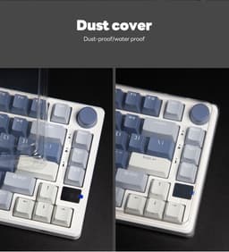 Royal Kludge RKM75 - Mechanisch Gaming Toetsenbord - Gaming Keyboard - Draadloos - Met Display - RGB - Silver Switches — thumbnail 9