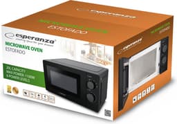 Esperanza ESTOFADO Zwart Solo-magnetron Aanrecht 20 l 700 W — thumbnail 4