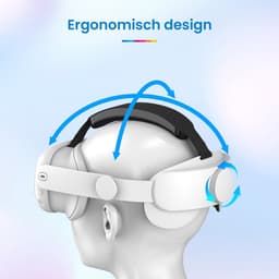 YONO Elite Strap Set geschikt voor Meta Quest 3 - Hoofdband Case met Covers - Oculus Hoofdkussen Cover VR Bril - Accessoires — thumbnail 5