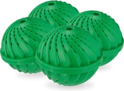 wasbol set van 4 - voor wasmachines - tot 90°C - huidvriendelijk - groen — thumbnail 1