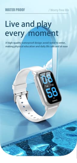 DrPhone Zone3 - 4G GPS Smartwatch - Waterdicht, Real-Time Locatie, Camera, SOS - Voor Ouderen en Kinderen - Roze / Wit — thumbnail 6