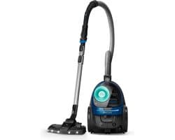 Philips Stofzuiger zonder Zak FC9557/09 - Mondstuk met LED Verlichting - Alle Vloertypen - Sterke Zuigkracht - Met HEPA 13 Allergiefilter - 3 Extra Mondstukken - Blauw